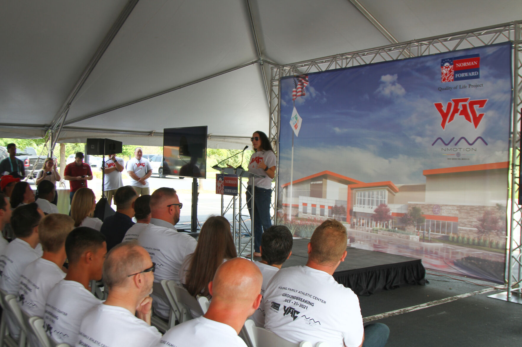 Young Family Athletic Center Groundbreaking Ceremony